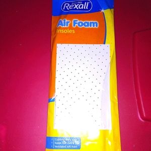Rexall Air Foam Insoles-Unisex, One Pair